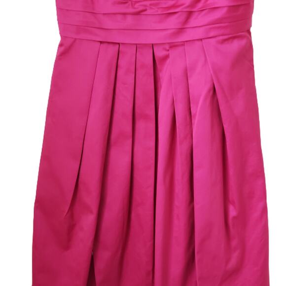 2 For $5 Sale David’s Bridal Berry Spaghetti Strap Cocktail Dress Size 6 - Picture 4 of 13